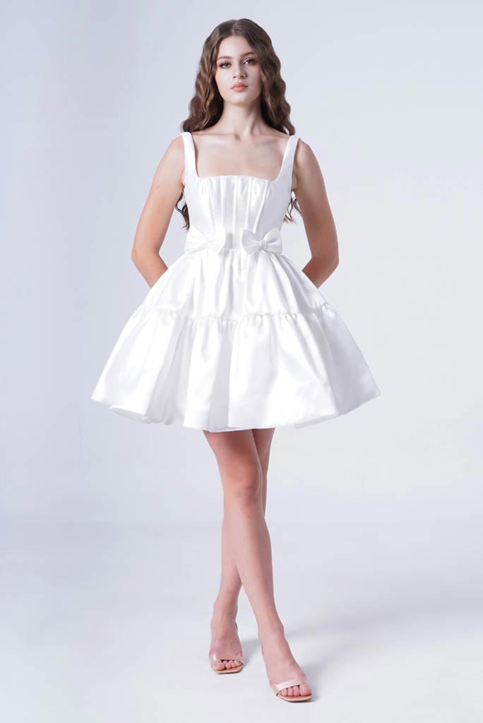 buy mini wedding dress short